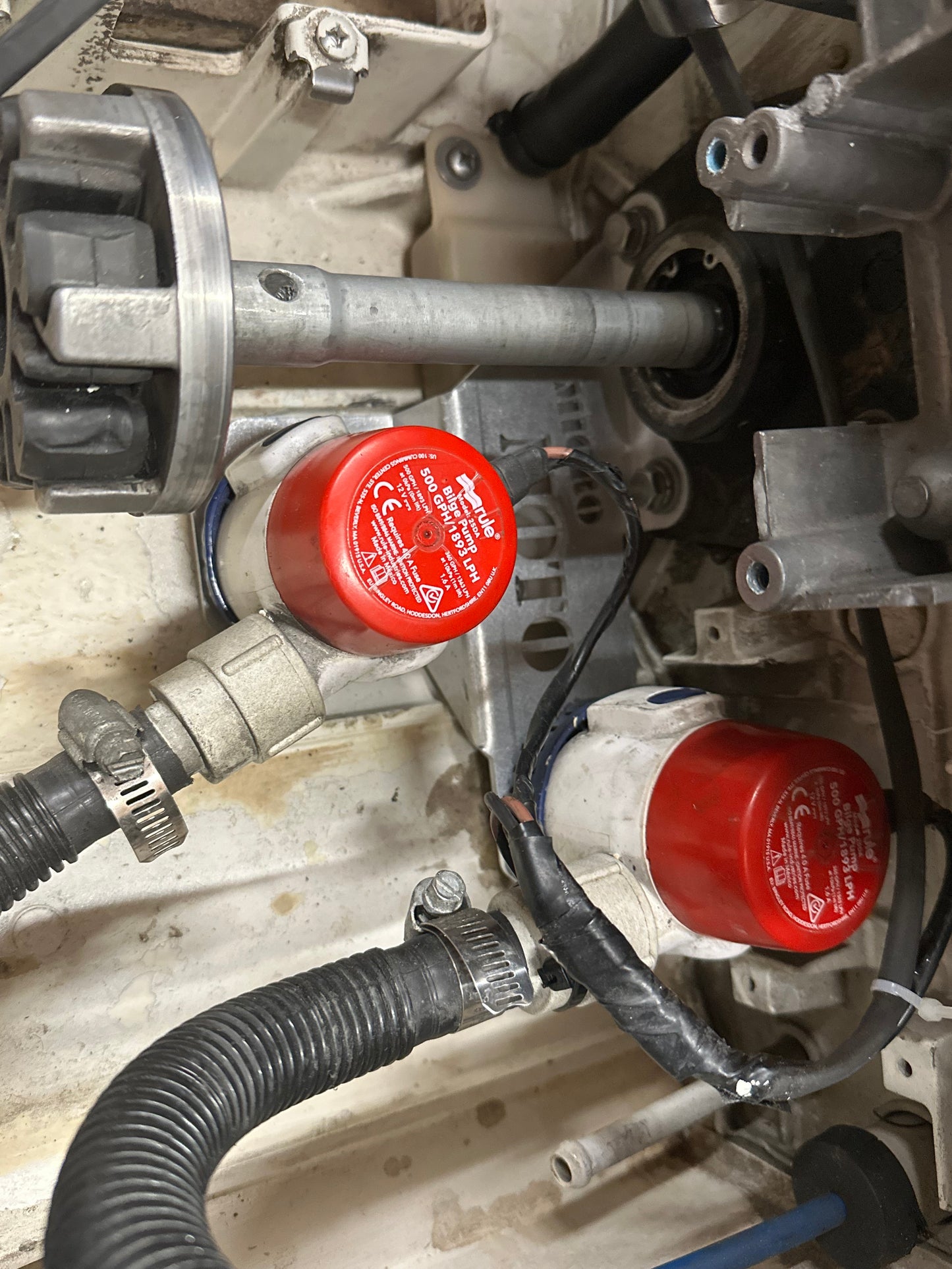 JS550SX Dual Bilge Pump Mount